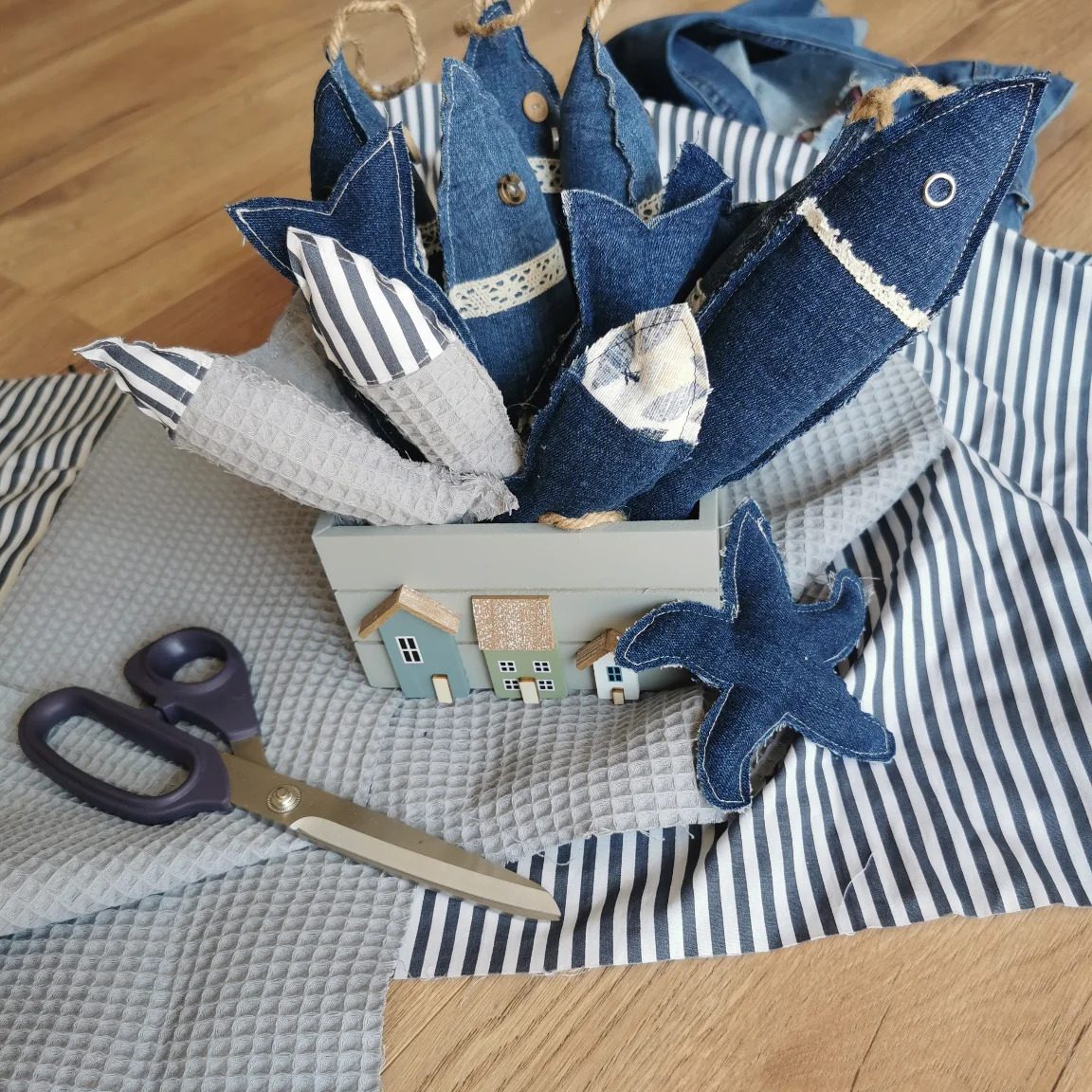 nähen für das Heringsfest in Göhren 2025